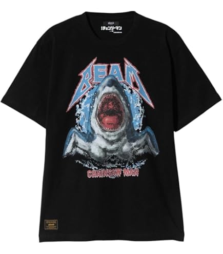 Amazon.co.jp: チェンソーマン 厚手 Tシャツ 半袖 280g 綿100% 丸首